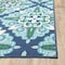 Homeroots 8 x 11 ft. Blue & Green Floral Indoor & Outdoor Area Rug 388670 - alternate 4